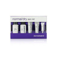 Normal/ Dry Skin Kit: Cleanser + Toner + Smoothing Cream + Exfoliant + Eye Reapir 5pcs