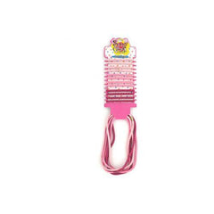 Pink elastic hair bands pack of 18 ( Case of 72 )