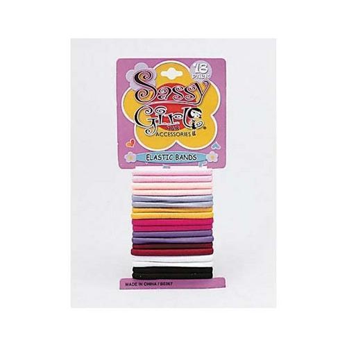 Colored Elastic Hair Bands ( Case of 36 )