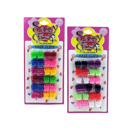 Mini hair claw clips ( Case of 36 )