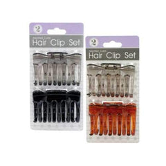 Neutral Color Claw Hair Clip Set ( Case of 72 )