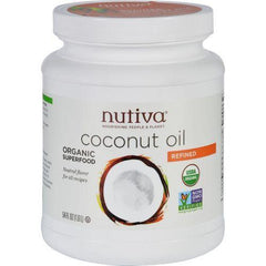 Nutiva Coconut Oil  Organic  Superfood  Refined  54 oz