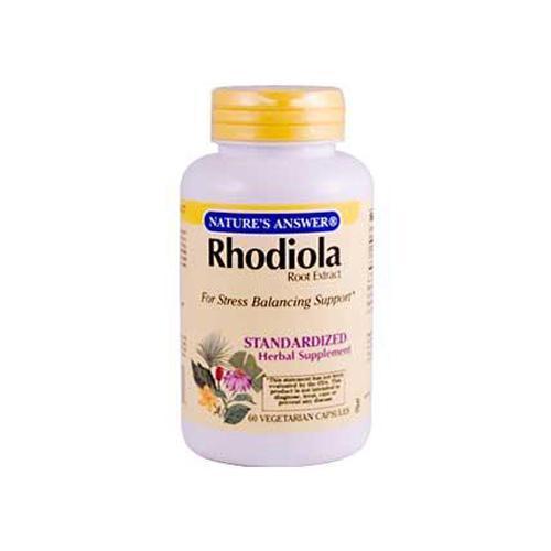 Nature's Answer Rhodiola Root Extract (60 Veg Capsules)