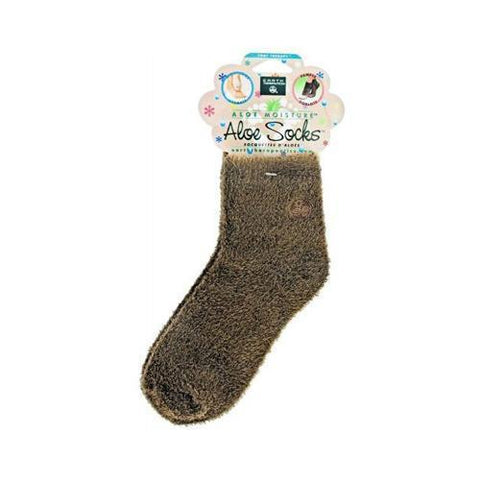 Earth Therapeutics Socks Infused Socks- Brown Pair
