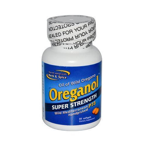 North American Herb and Spice Oreganol Oil of Oregano Super Strength (60 Softgels)