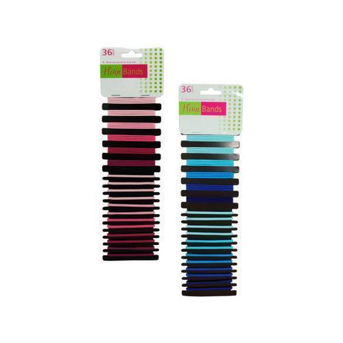 Colored elastic hair bands ( Case of 36 )