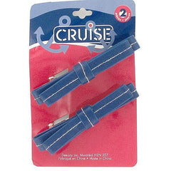 Blue Bow Clips ( Case of 48 )