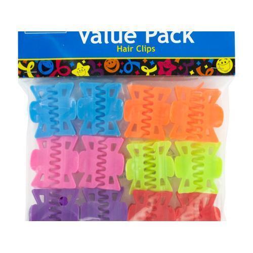 Colorful Hair Clips Party Favors ( Case of 24 )