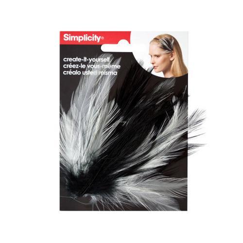 simplicity feather plume headband accent ( Case of 24 )
