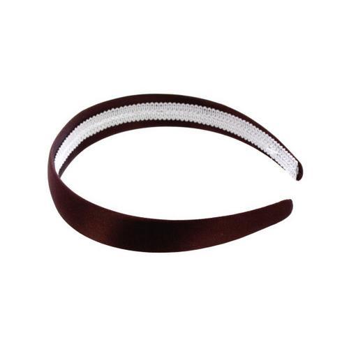 simplicity 1 inch brown satin headband ( Case of 48 )