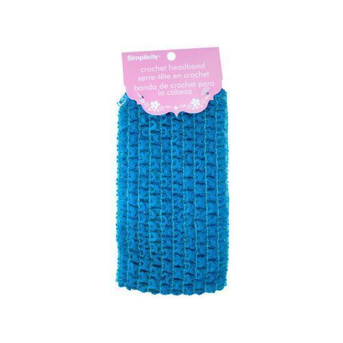 simplicity blue crochet headband ( Case of 30 )